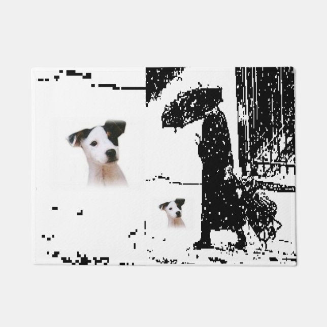 Tapete de Porta para Cachorro (Frente)