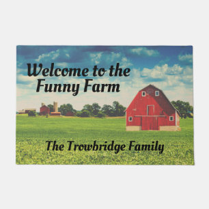Tapete de Porta Personalizado Funny Farm