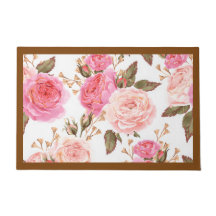 Tapete de Porta Rosas Inglesas