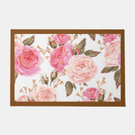 Tapete de Porta Rosas Inglesas