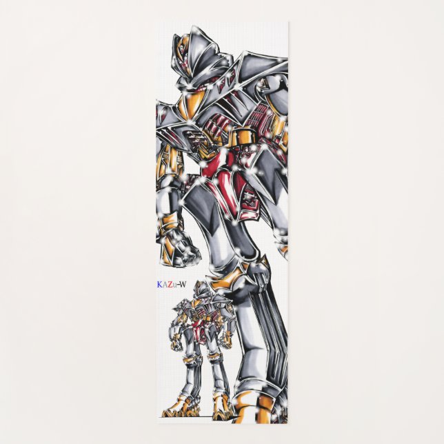 TAPETE DE YOGA 作品番号00005　「鋭角機」パターン2 (Frente)