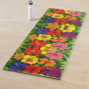 Tapete De Yoga 113 - Hibiscus Yoga Mat
