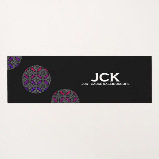 Tapete De Yoga 19° volume do caleidoscópio (Verso (Horizontal))