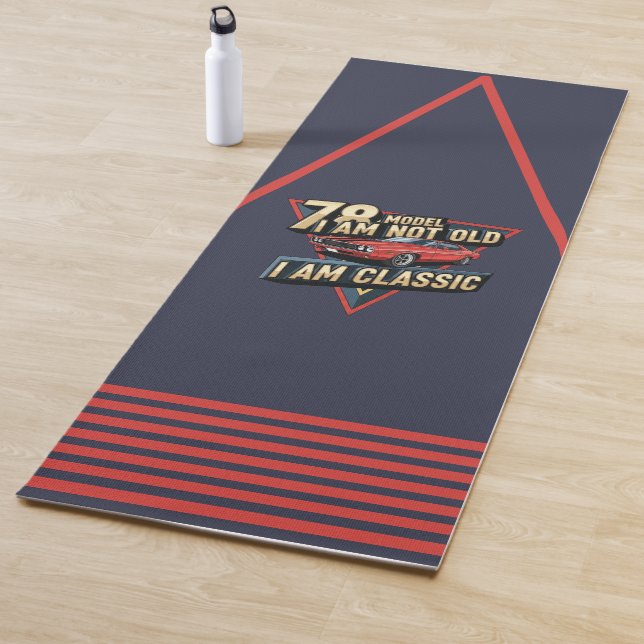 Tapete De Yoga 78 Modelo Não Velho Sou Clássico Triangular (In Situ)