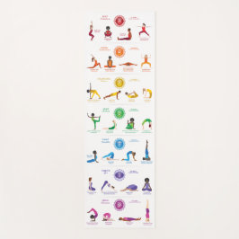Tapete De Yoga 7 Chakras Yoga Poses Yoga Mat - 74 wbg