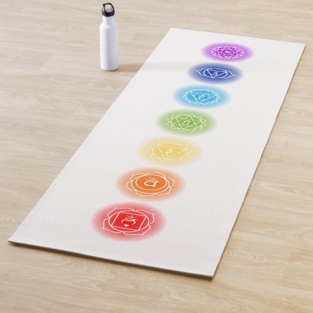Tapete De Yoga 7 Símbolos Chakra (In Situ)
