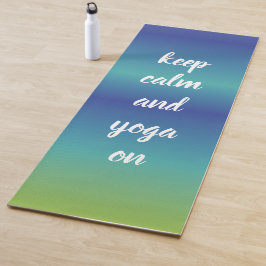 Tapete De Yoga A ioga engraçada mantem a serenidade calma do