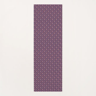 Tapete De Yoga A long, rectangular navy blue yoga mat 