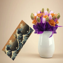 A onda Excelente do artista japonês Kanagawa Vinta