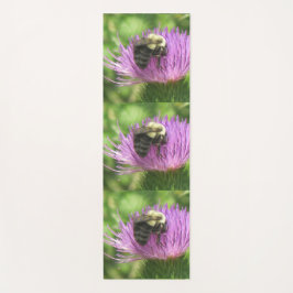 Tapete De Yoga Abelha Sobre O Astro