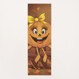 Tapete De Yoga Abóbora feliz.