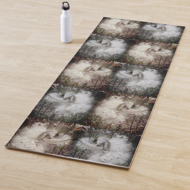 Tapete De Yoga Abra Milkweed Pods | Sementes de Seda | Filtros (In Situ)