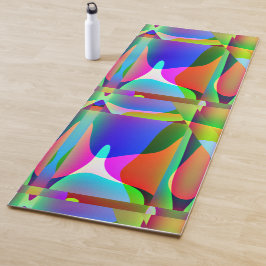 Tapete De Yoga 🌈 Abstrait Vibrant