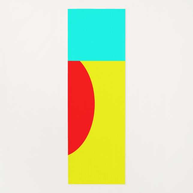 Tapete De Yoga Abstrato (Frente)