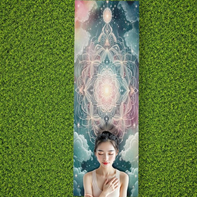 Tapete De Yoga Abstrato Flow Yoga Mat (Criador carregado)