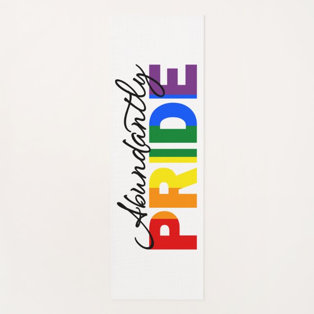 Tapete De Yoga Abundant Pride Rainbow (Frente)