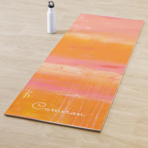 Tapete De Yoga Adicionar Seu Nome Caribe Sky