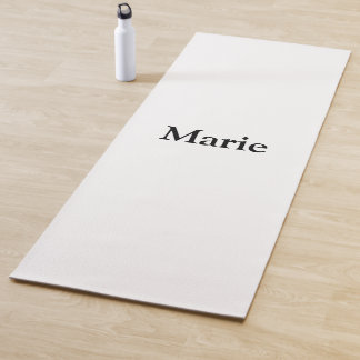 Tapete De Yoga adicionar texto personalizado com o seu nome