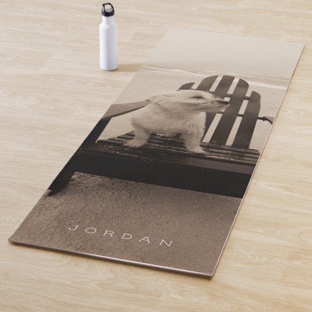 Tapete De Yoga Adicione seu cão conhecido de | que aprecia a (In Situ)