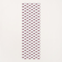 Tapete De Yoga Adicione seu nome Red Fire Caminhão Personalizado 