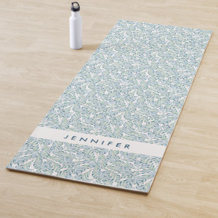 Tapete De Yoga Adicione seu teste padrão listrado decorativo
