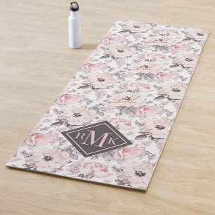 Tapete De Yoga Adicione seu testes padrões cor-de-rosa do