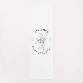 Tapete De Yoga Affirmed and Unapologetic Est 2025