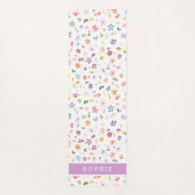 Água Colorida Floral em Flor Personalizada