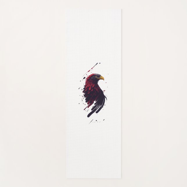 Tapete De Yoga águia pela liberdade (Frente)