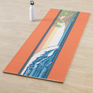 Tapete De Yoga Ala Moana Diamond Head Pôr do Sol Havaiano - Tange