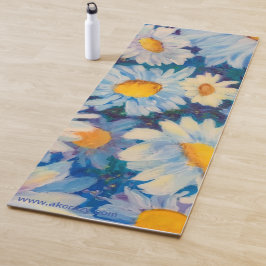 Tapete De Yoga Alaskan Daisies Yoga Mat