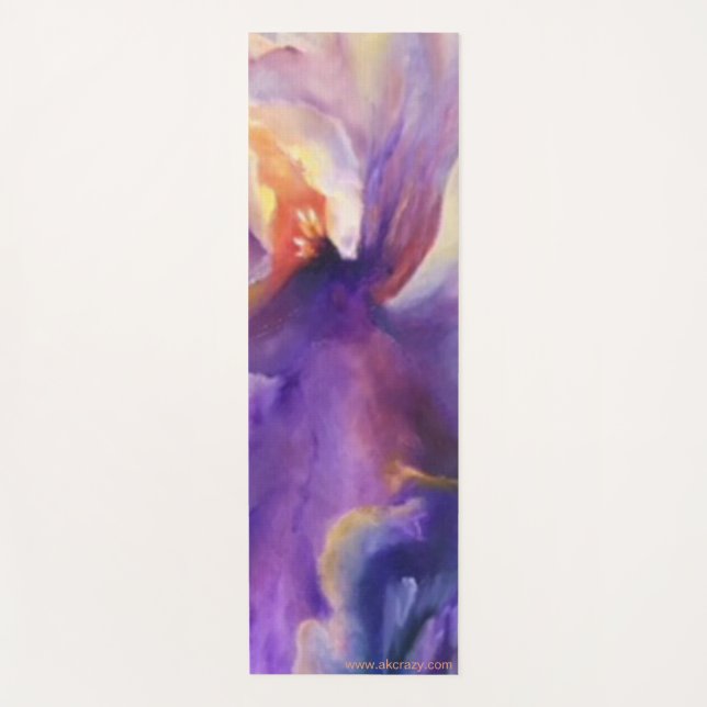 Tapete De Yoga Alaskan Iridescent Iris Yoga Mat (Frente)
