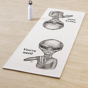 Tapete De Yoga Alienígena ruim, você é a próxima!