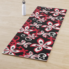TAPETE DE YOGA ALOHA HAWAII (PRETO/VERMELHO)