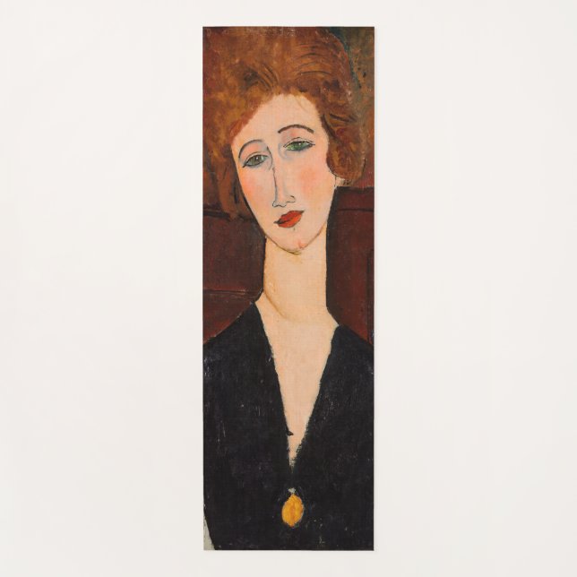Tapete De Yoga Amedeo Modigliani - Retrato de uma Mulher (Frente)