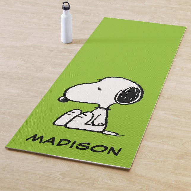 Tapete De Yoga Amendoins | Snoopy Olhando Para Baixo (In Situ)