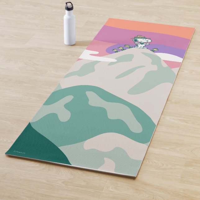 Tapete De Yoga Amendoins | Snoopy & Troop Caminhando a Montanha (In Situ)