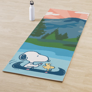 Tapete De Yoga Amendoins Snoopy & Woodstock canoé