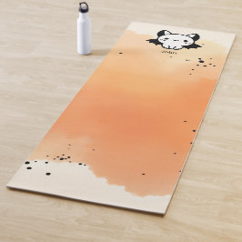 Tapete De Yoga Amigo Adorável do Bat - Arte de Enfermeiro Minimal