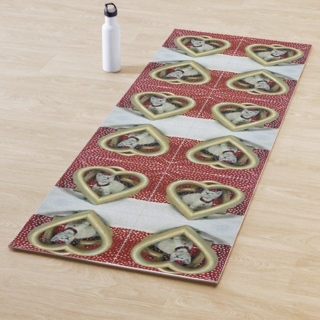Tapete De Yoga Amor de Phoenix - Cat / Kitten Yoga Mat (2 lados) (In Situ)