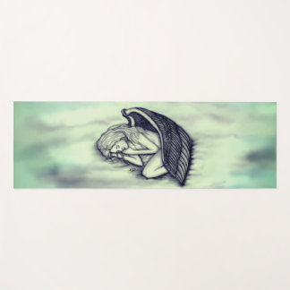 Tapete De Yoga Anjo dormindo nas nuvens do céu