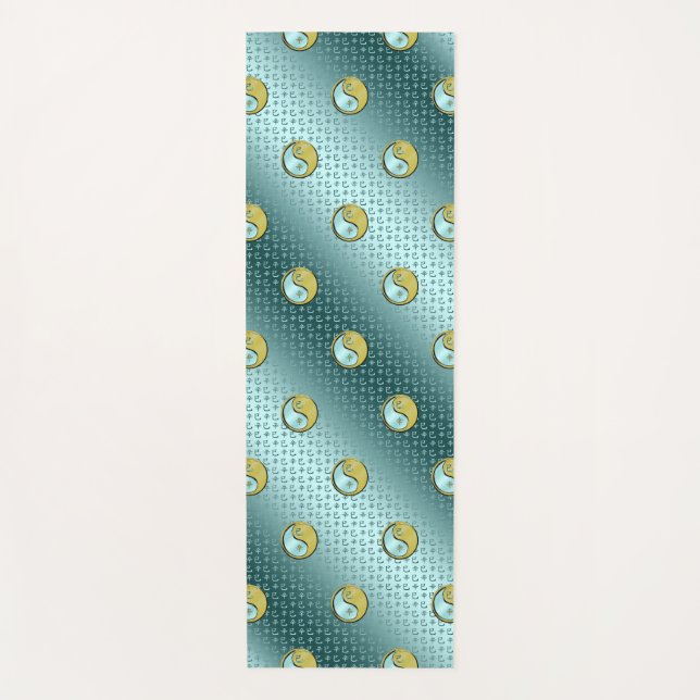 Tapete De Yoga Ano do Cobra de metal (Frente)