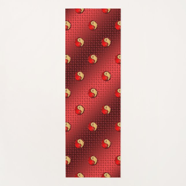 Tapete De Yoga Ano do Tigre-Fogo (Frente)