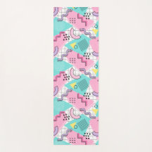 anos 80 Memphis Turquoise Rosa Ativa