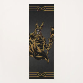 Tapete De Yoga Anubis antigo do Egito.