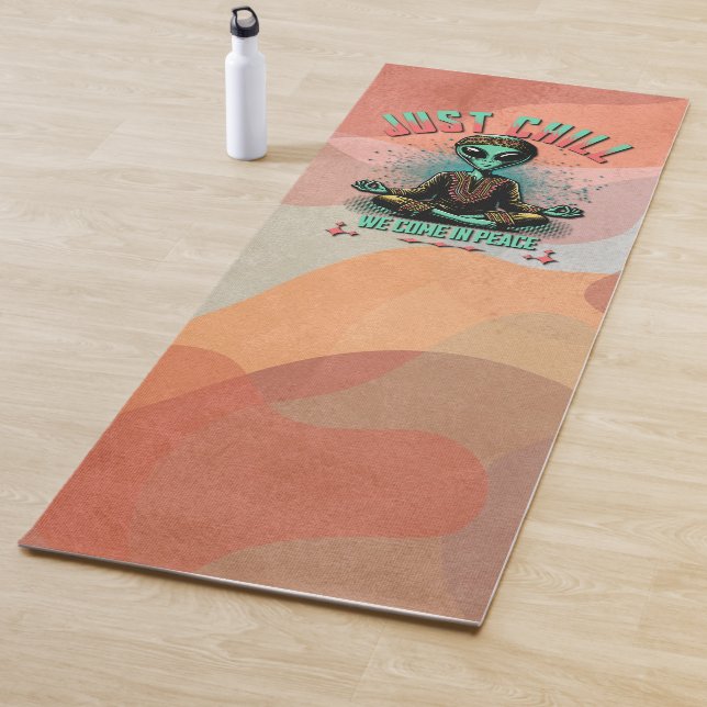 Tapete De Yoga Apenas relaxe, nós viemos em paz (In Situ)