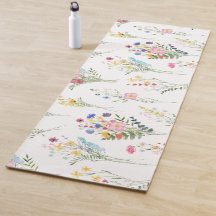 Aquarela Floral de Flores Silvestres