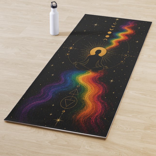 Tapete de Yoga Arco-íris Chakras Orgulho (In Situ)
