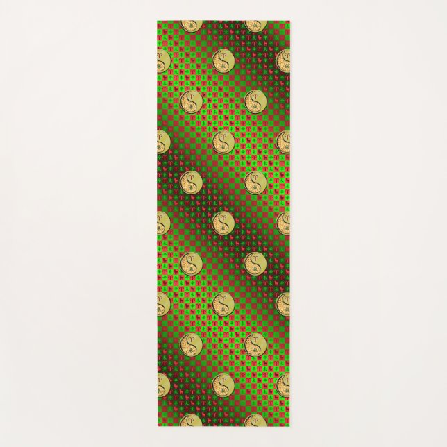 Tapete De Yoga Aries e Cabra Metálica (Frente)