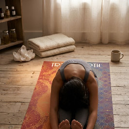 Tapete De Yoga Art Deco Pride Flag | True North Personalised